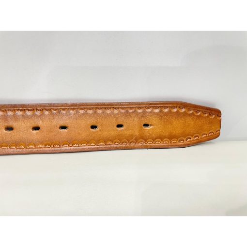 Thắt lưng nam da bò WESTERN Handmade chính hãng secondhand – Size 28 - Ảnh 3
