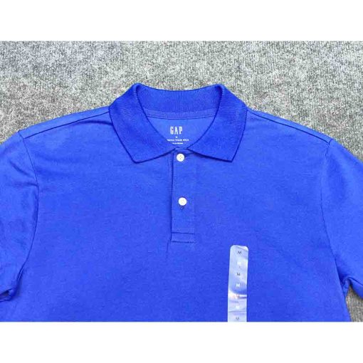 Áo polo nam GAP Stretch Pique Blue chính hãng – Size M - Ảnh 2