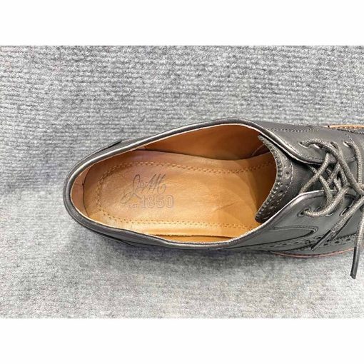 Giày tây nam JOHNSTON & MURPHY Wingtip Derby hàng auth 2hand – Size 43.5 - Ảnh 5