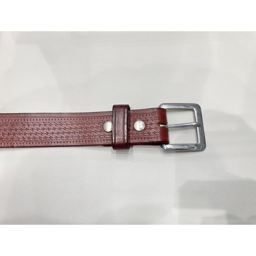 Thắt lưng da bò nam BASKET WEAVE chính hãng seconhand – Size 32 - Ảnh 2