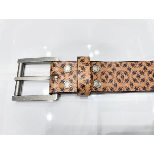 Thắt lưng nam da bò JON WYE Bees Handmade chính hãng secondhand – Size 36 - Ảnh 2