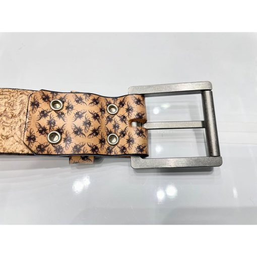 Thắt lưng nam da bò JON WYE Bees Handmade chính hãng secondhand – Size 36 - Ảnh 3
