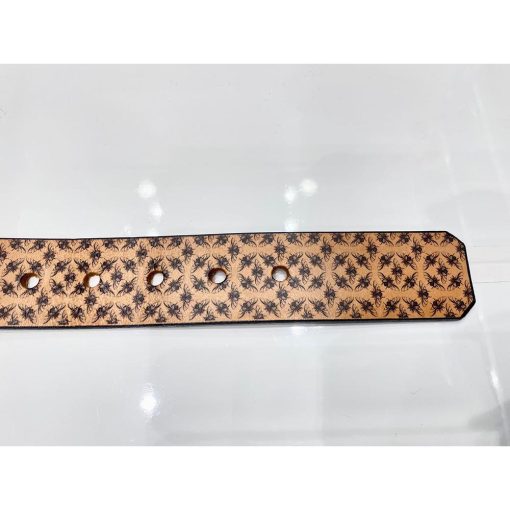 Thắt lưng nam da bò JON WYE Bees Handmade chính hãng secondhand – Size 36 - Ảnh 4