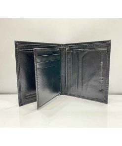 Alternative view of Ví nam da cừu BLACK BROWN 1826 Vertical Wallet chính hãng new