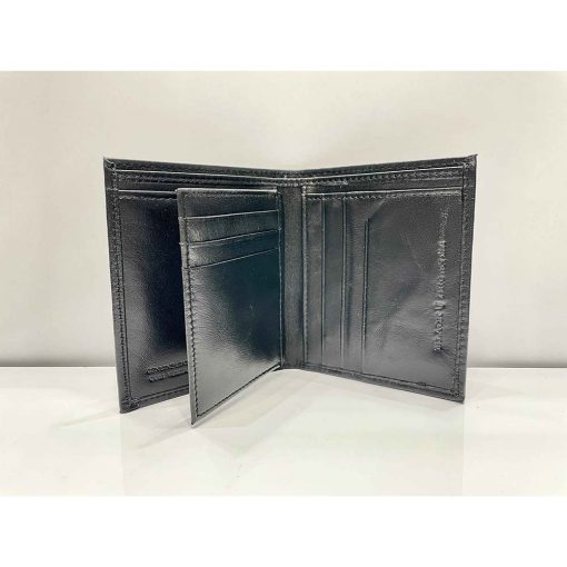 Ví nam da cừu BLACK BROWN 1826 Vertical Wallet chính hãng new - Ảnh 2