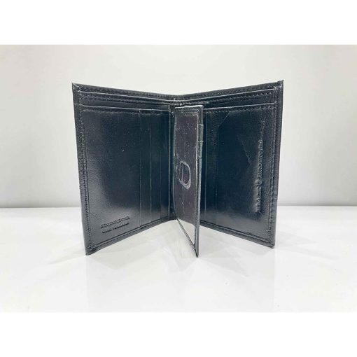 Ví nam da cừu BLACK BROWN 1826 Vertical Wallet chính hãng new - Ảnh 3