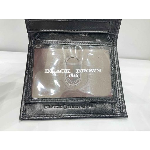 Ví nam da cừu BLACK BROWN 1826 Vertical Wallet chính hãng new - Ảnh 6