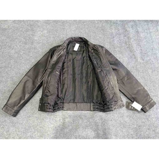 Áo da nam ULTRA ONE Platinum Bomber chính hãng new – Size M - Ảnh 4