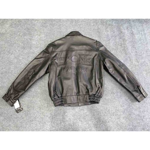 Áo da nam ULTRA ONE Platinum Bomber chính hãng new – Size M - Ảnh 7
