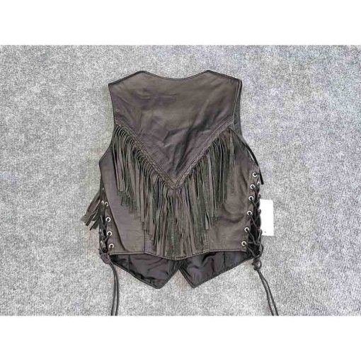 Áo gile da nữ FIRST CLASS Biker chính hãng secondhand – Size S - Ảnh 5
