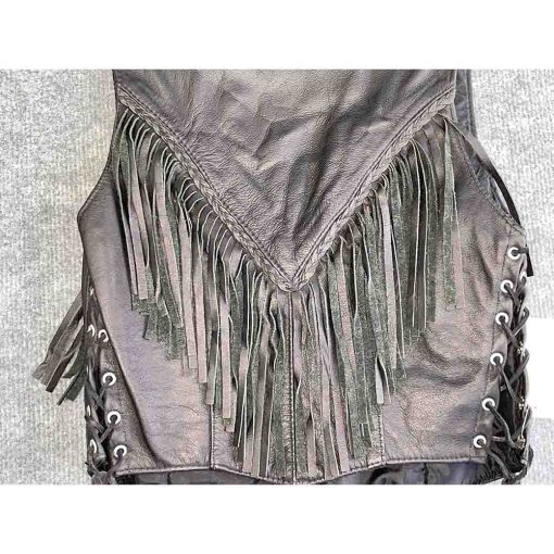 Áo gile da nữ FIRST CLASS Biker chính hãng secondhand – Size S - Ảnh 7