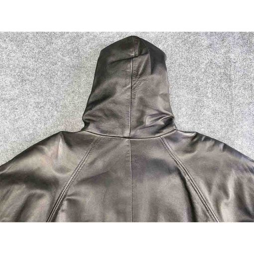 Áo da nam PARIS SPORT CLUB Parka chính hãng secondhand – Size S - Ảnh 7