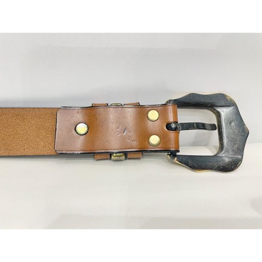 Thắt lưng nam GEIGER da bò chính hãng secondhand – Size 32 - Ảnh 6