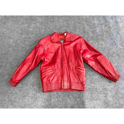 Áo da nam GREG BELL Bomber chính hãng secondhand
