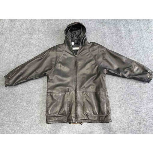 áo da nam PARIS SPORT CLUB Parka chính hãng secondhand