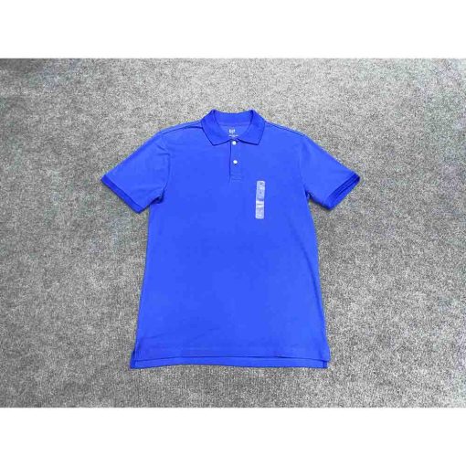 áo polo nam GAP Stretch Pique Blue chính hãng