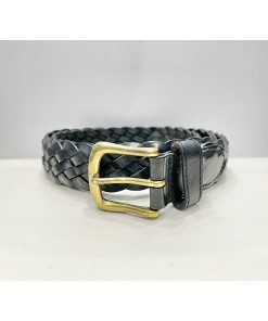 thắt lưng nam da bò FOSSIL Braided chính hãng secondhand
