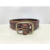 Thắt lưng nam da bò WESTERN Embossed Handmade chính hãng secondhand