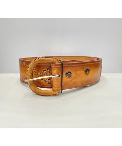 Thắt lưng nam da bò WESTERN Handmade chính hãng secondhand
