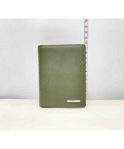 Ví nam da bò LEONARDO Vertical Wallet chính hãng new