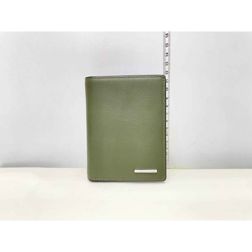 Ví nam da bò LEONARDO Vertical Wallet chính hãng new