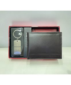 Ví nam da bò PERRY ELLIS Bifold chính hãng new