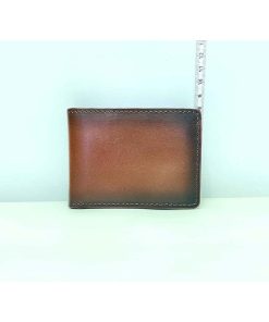 Ví nam da bò ROUNDTREE & YORKE Patina Bifold chính hãng new