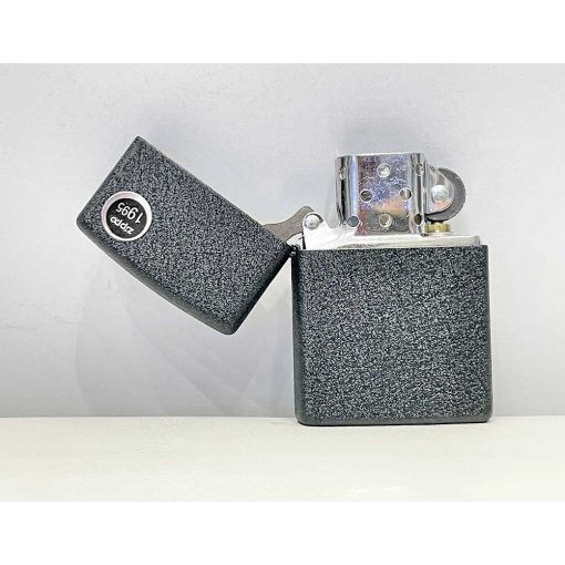 Bật lửa ZIPPO Đen Sần Black Crackle chính hiệu hàng Mỹ – New - Ảnh 5