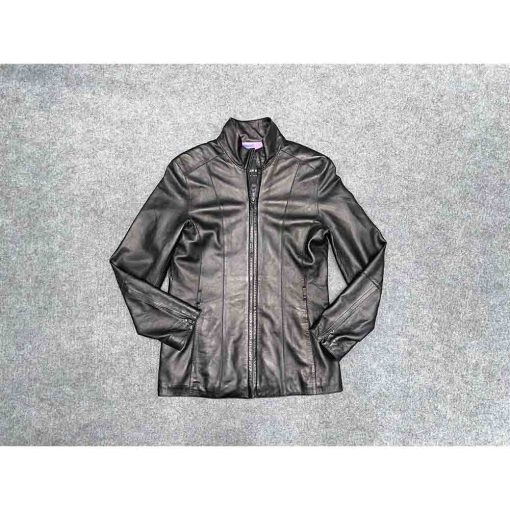 Áo khoác da nữ ANDREW MARC chính hãng 2hand – Size S - Ảnh 2