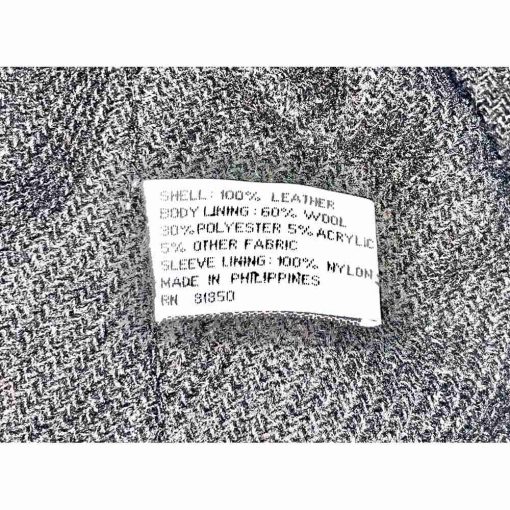 Áo da cừu nam BRANDON THOMAS Hoodie Jacket chính hãng 2hand – Size M - Ảnh 4