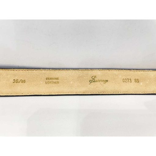 Dây lưng da bản nhỏ BURREY chính hãng 2hand – Size 38 - Ảnh 5
