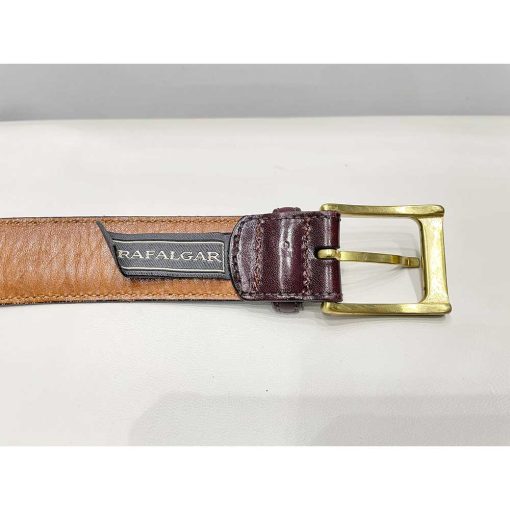 Dây lưng da quần âu TRAFALGAR Cortina chính hãng 2hand – Size 38 - Ảnh 6