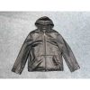 Áo da cừu nam BRANDON THOMAS Hoodie Jacket chính hãng 2hand