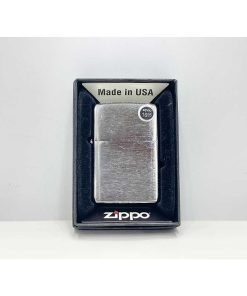 bật lửa ZIPPO Classic Brushed Chrome Xước Ngang chính hãng USA