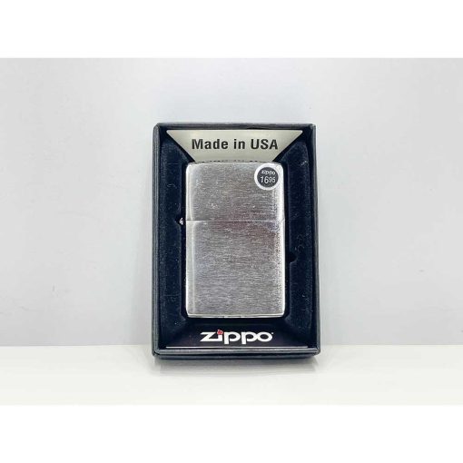 bật lửa ZIPPO Classic Brushed Chrome Xước Ngang chính hãng USA