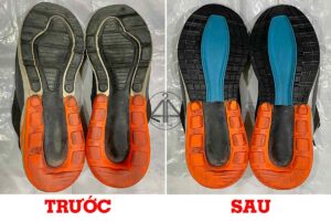 Dán đế giày chạy