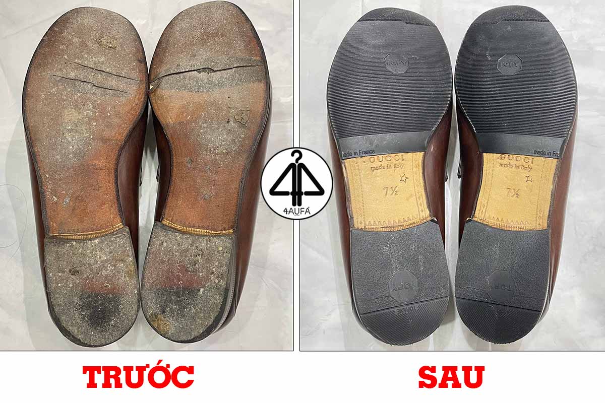 Dán đế giày Gucci