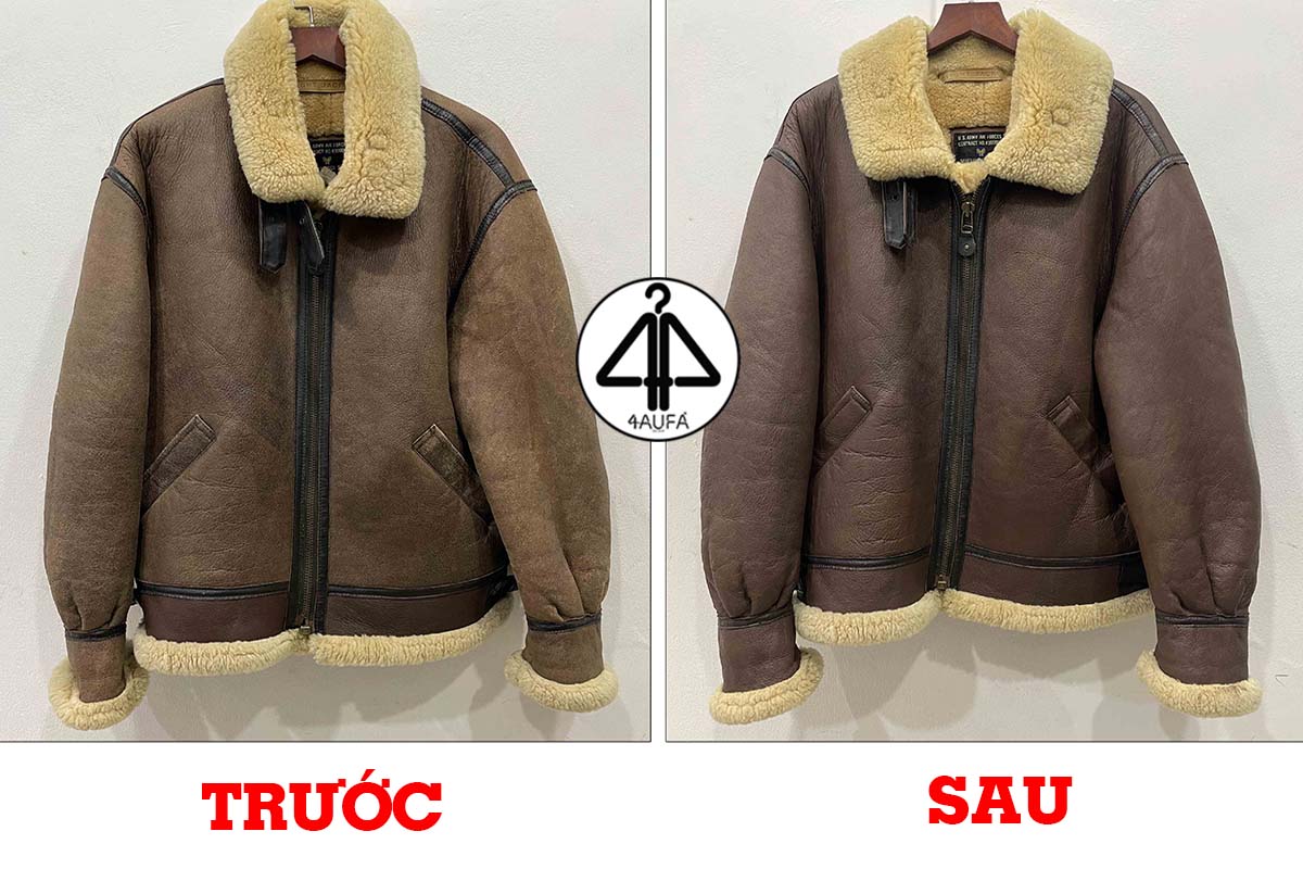 Đánh xi áo da lộn