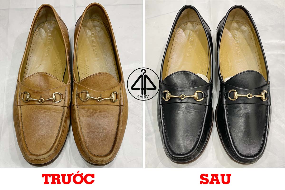 Đổi màu giày lười