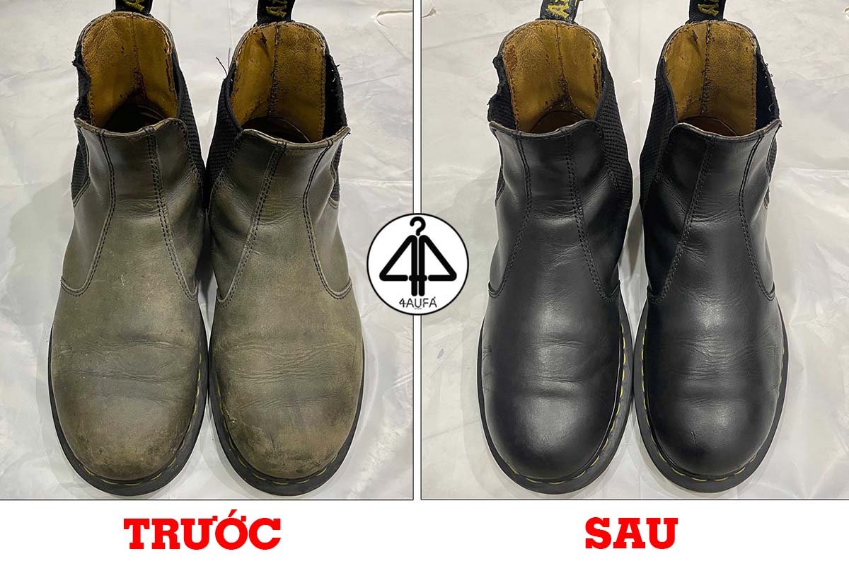 Nhuộm giày boot cao cổ