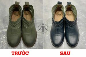 Nhuộm giày boot nữ