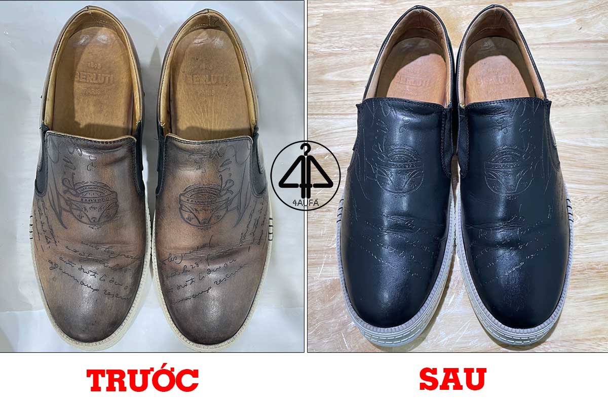 Nhuộm giày lười