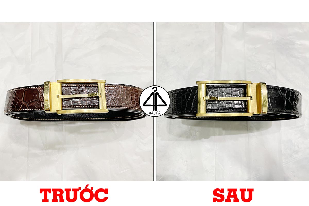 Nhuộm thắt lưng da