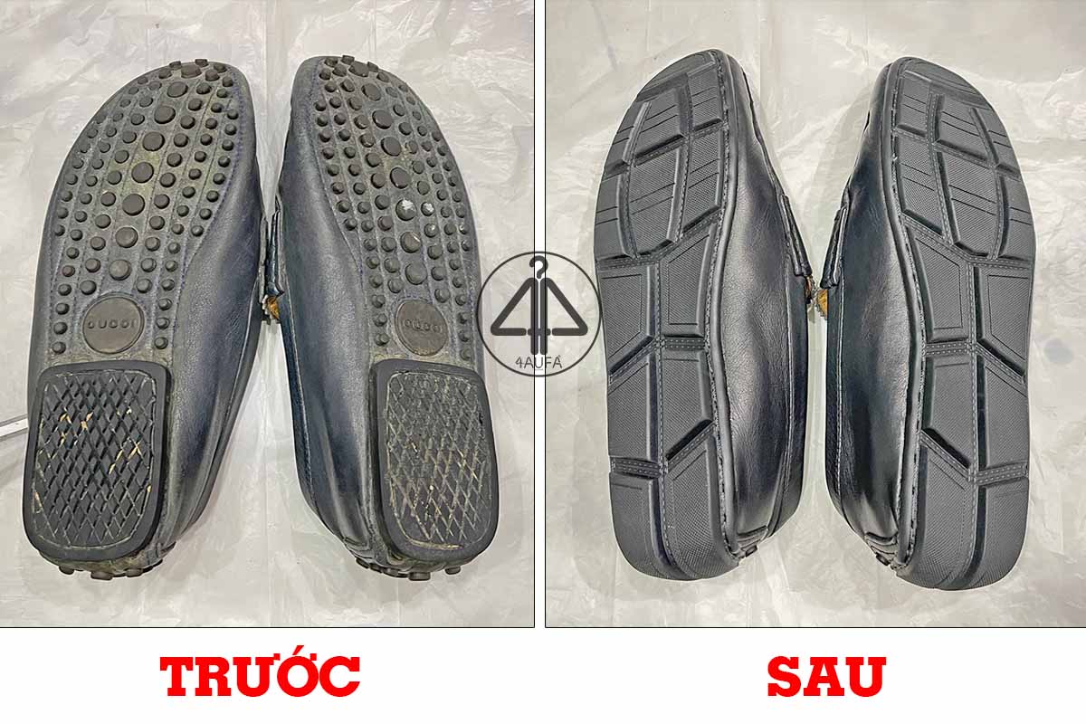 Thay đế giày Gucci