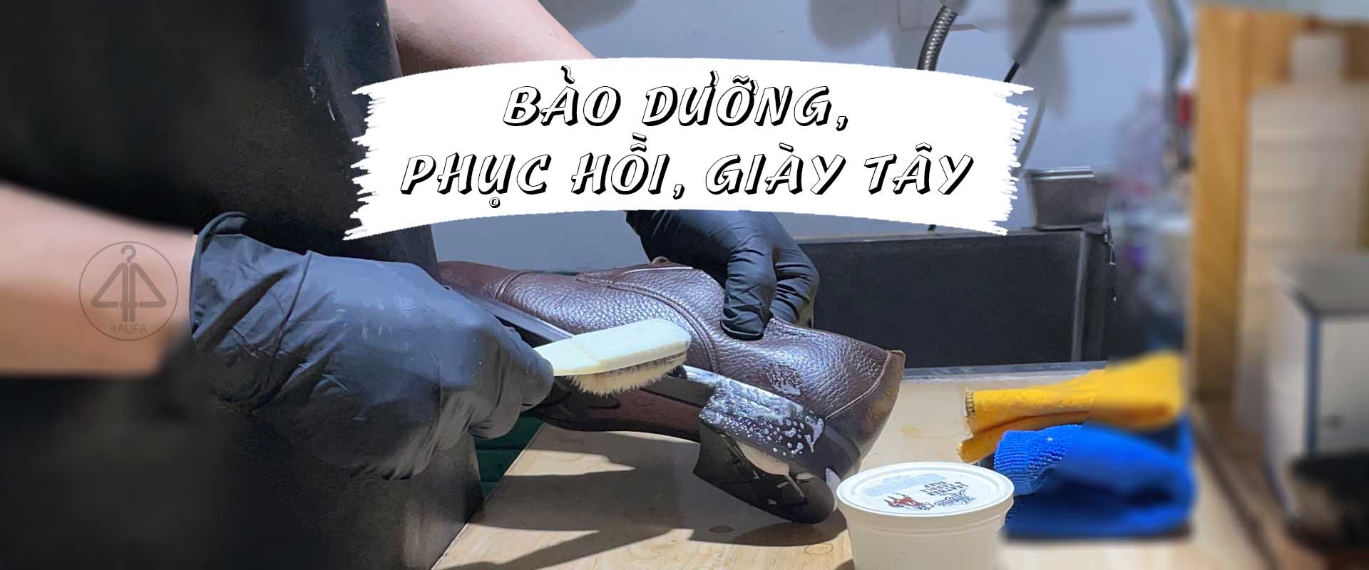 Bảo dưỡng phục hồi giày tây