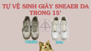Cách vệ sinh sneaker da tại nhà