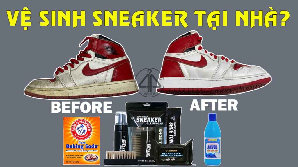 Cách vệ sinh giày sneaker tại nhà