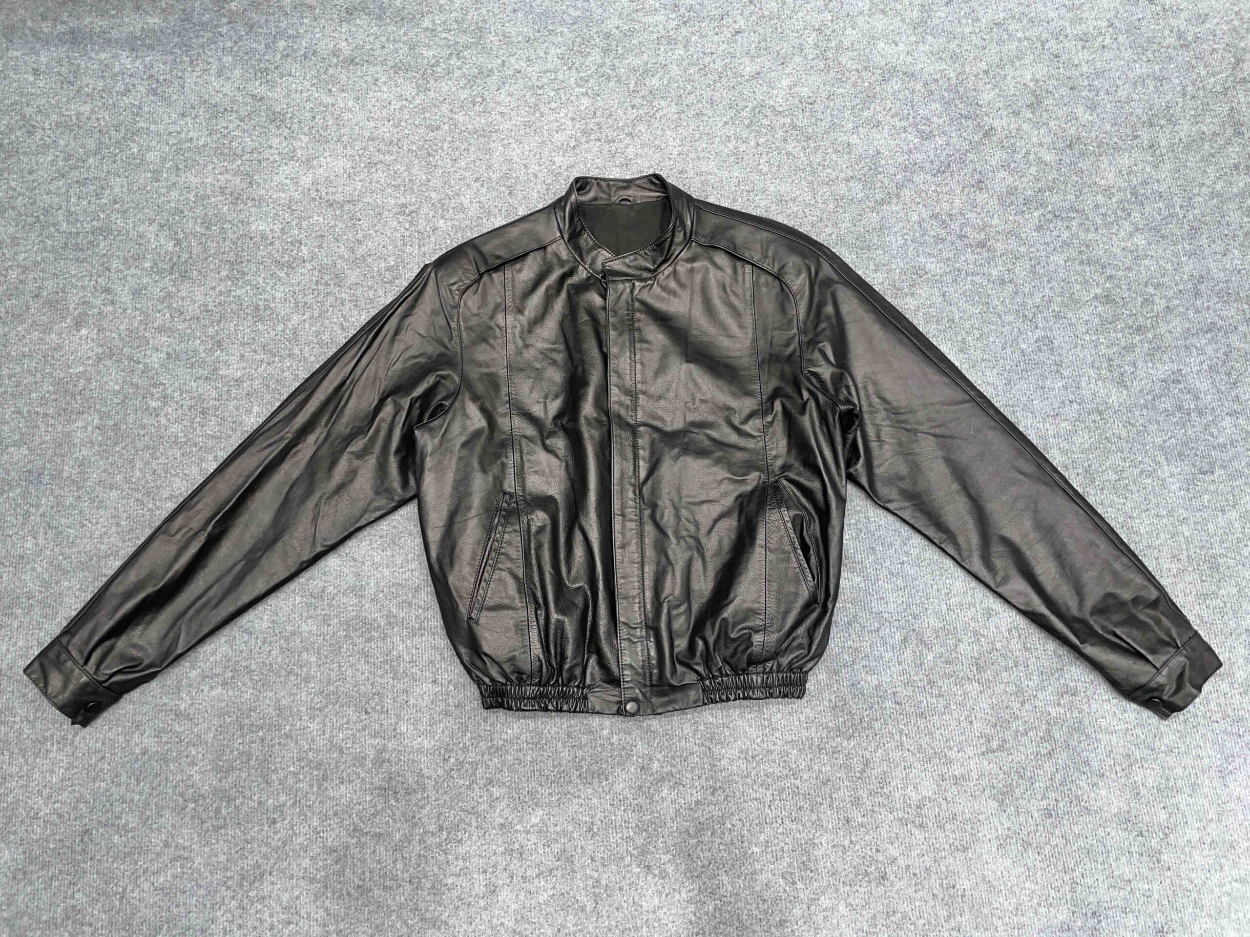 áo da bò ANDREW MARC Bomber chính hãng 2hand