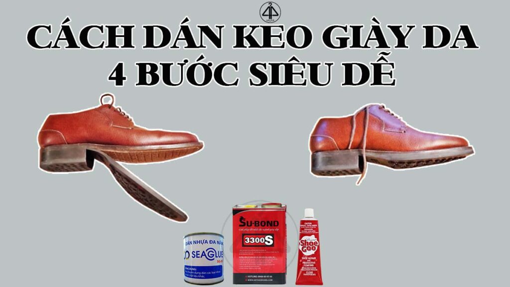 Cách dán keo giày da tại nhà