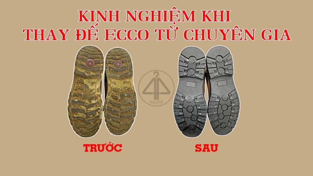 Thay đế giày Ecco